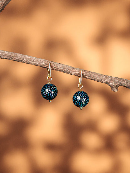 Lacquer Bead Drop Earrings